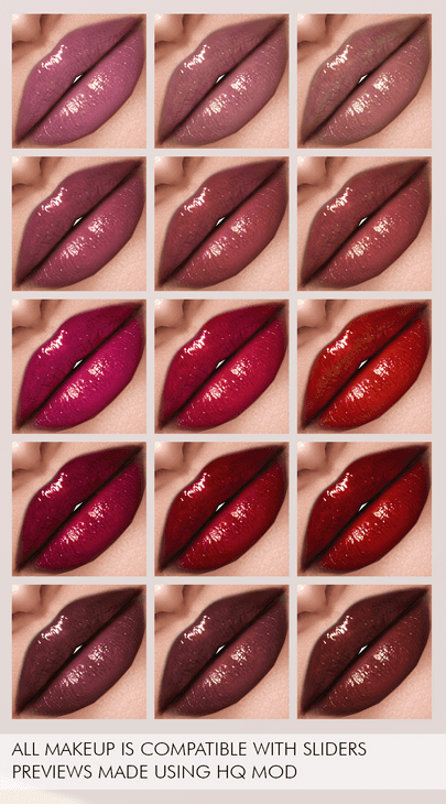 Галерея мода Набор для макияжа глаз и губ Faris Makeup #1